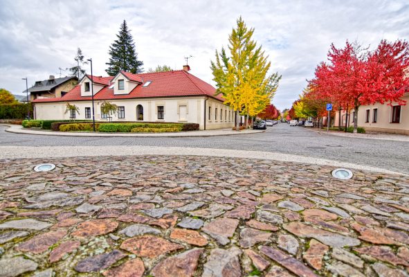 Dobřichovice - colorováno podzimem 2020